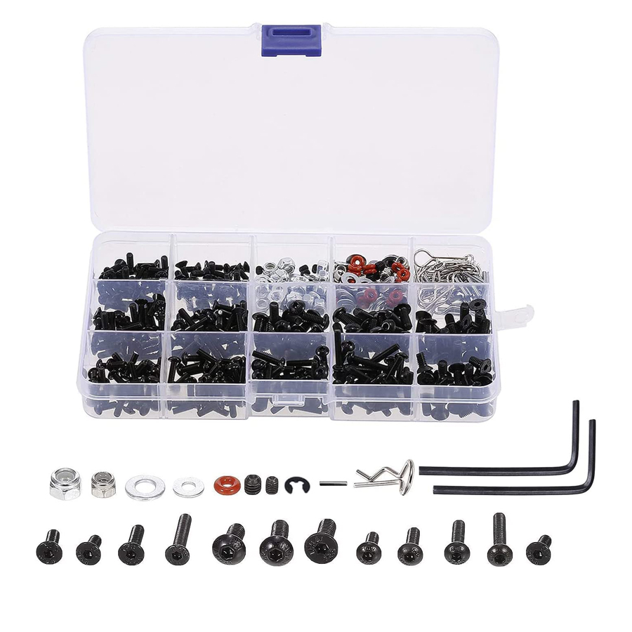 522PCS  Universal RC Screw Kit - Fpv Drone Tool Kit recension och pris