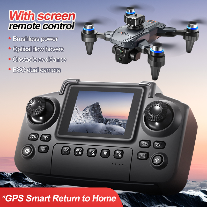 GPS RC Drone With Screen 4K Pr - Fpv Drone Charger recension och pris